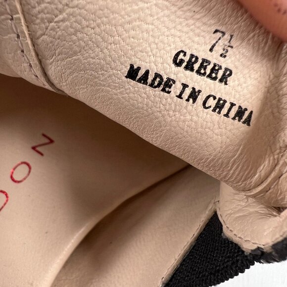 Sacha London Black Suede Low Heel Shoes With Textured Detail 7.5 Made In China - Picture 4 of 7